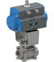Ball valve with pneumatic actuator BA033-10N-D0