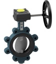 Butterfly valve with bare shaft BULC-250-DSN-B-3C