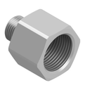 Male/female adapter C-RIR3/8EDXR1/2