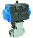 Ball valve with pneumatic actuator BAH1-005-UCPN-S0