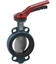 Butterfly valve with hand lever BUW6-150-DPE-L