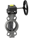 Absperrklappe mit Handgetriebe BUW9-080-CSIS-G
