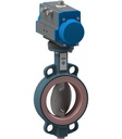 Absperrklappe mit Druckluftdrehantrieb BUW2-040-DSC-S32