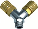 2-fach Kupplungsdosenverteiler DN 7,2 C0C72-2M12-B